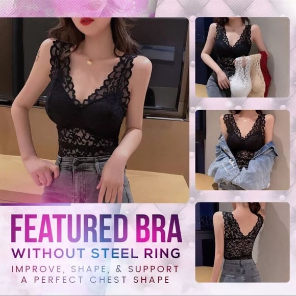 Long lace V tie lace wrap chest strap with pad vest - Picture 3 of 7